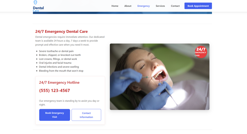 Dental Clinic Website